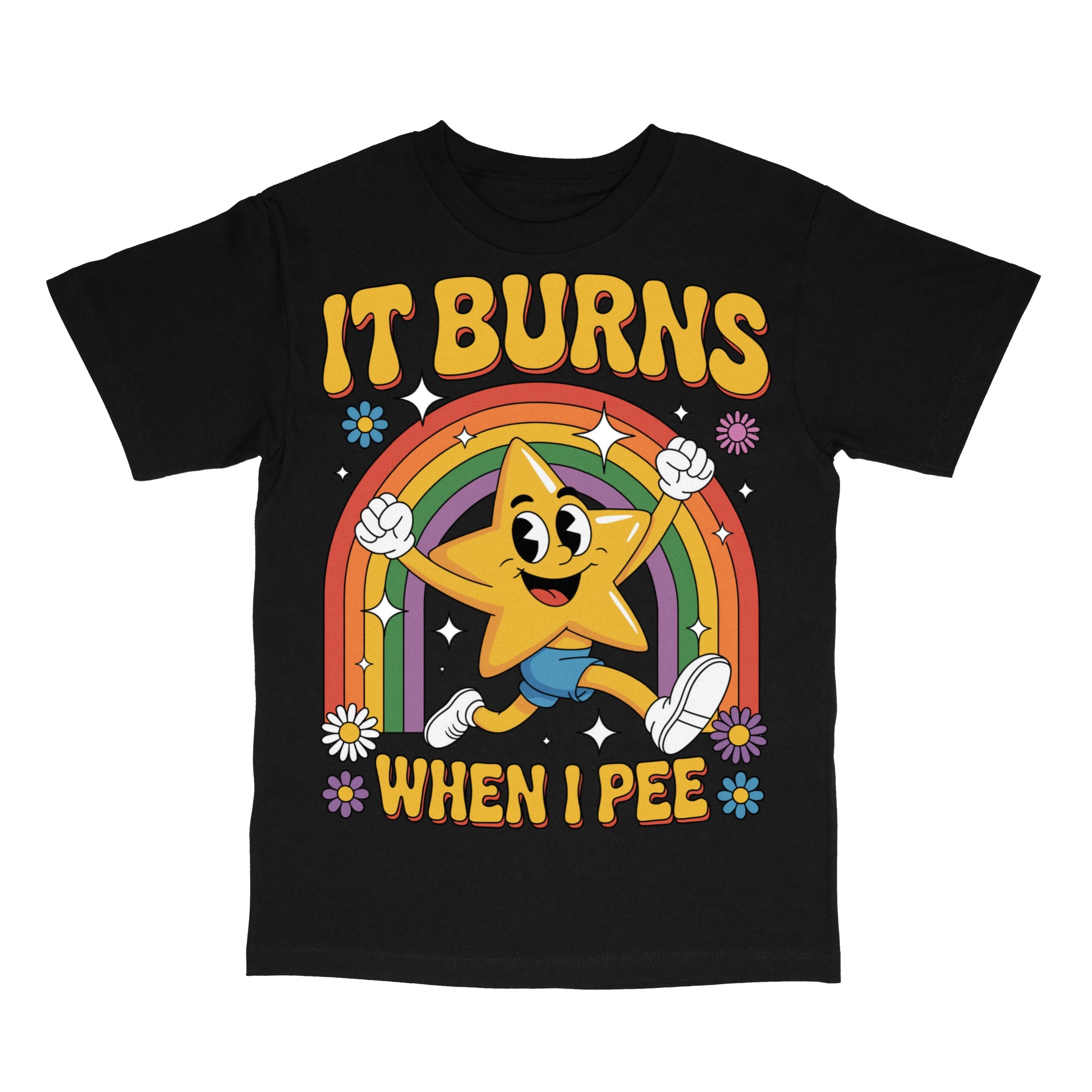 Funny Saying It Burns When I Pee T-Shirt
