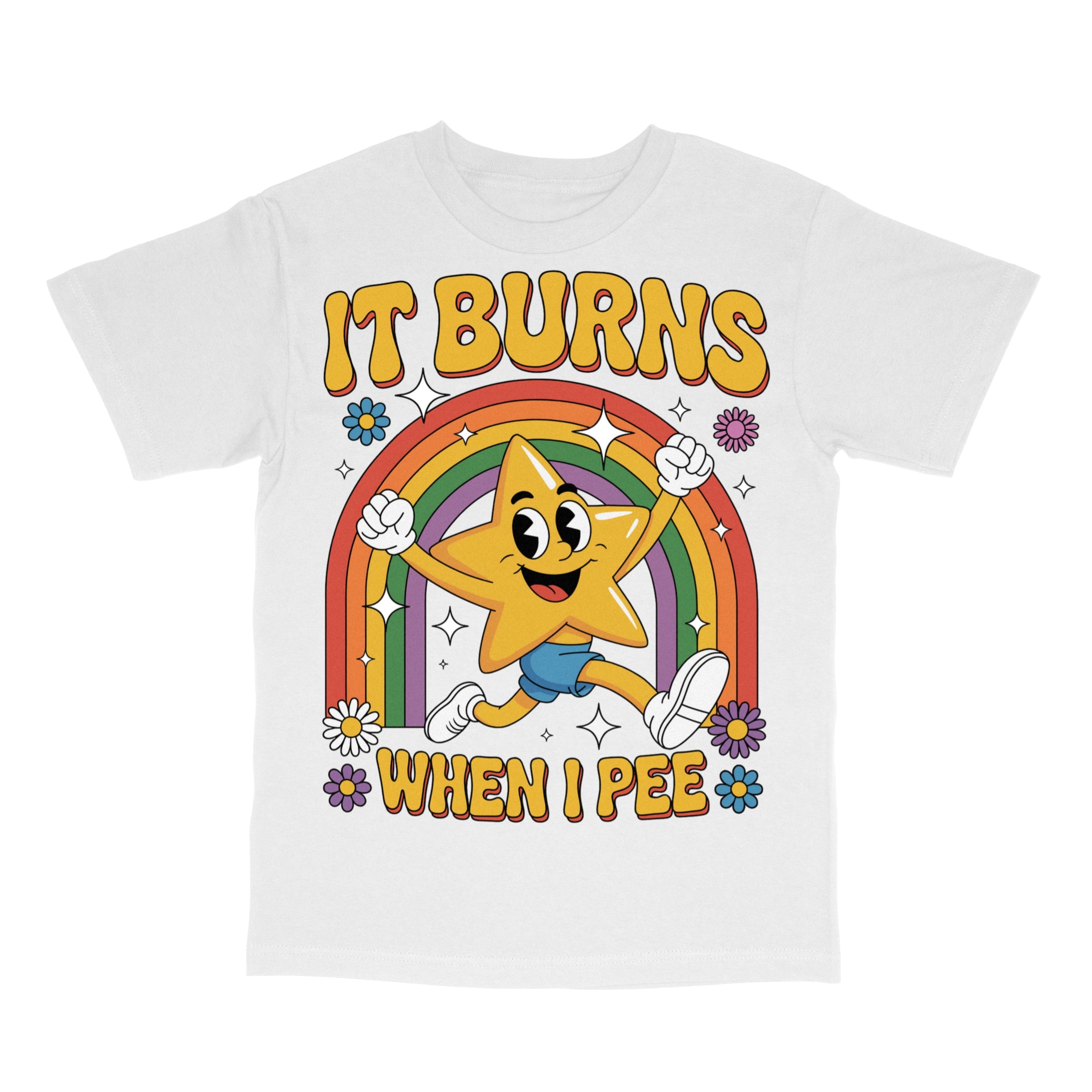 Funny Saying It Burns When I Pee T-Shirt