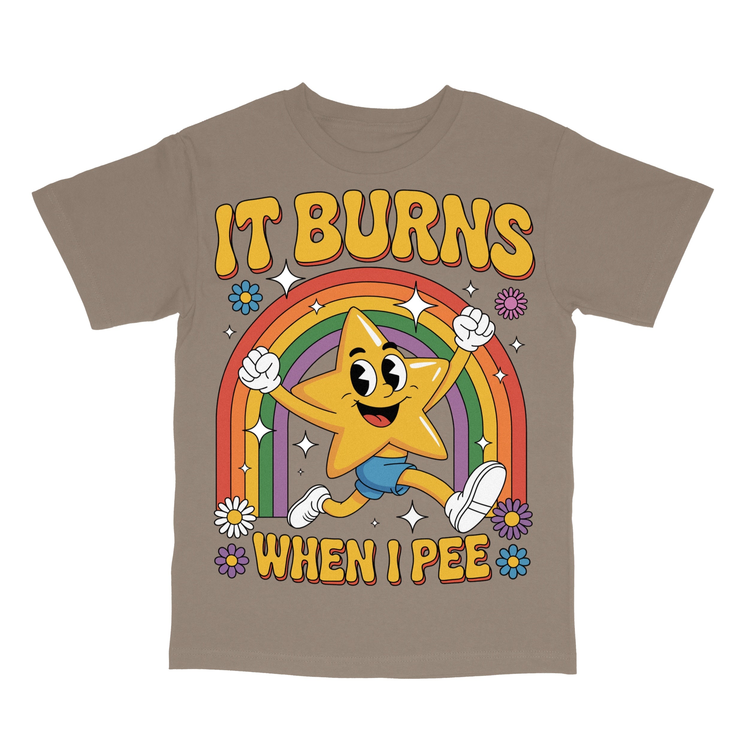 Funny Saying It Burns When I Pee T-Shirt