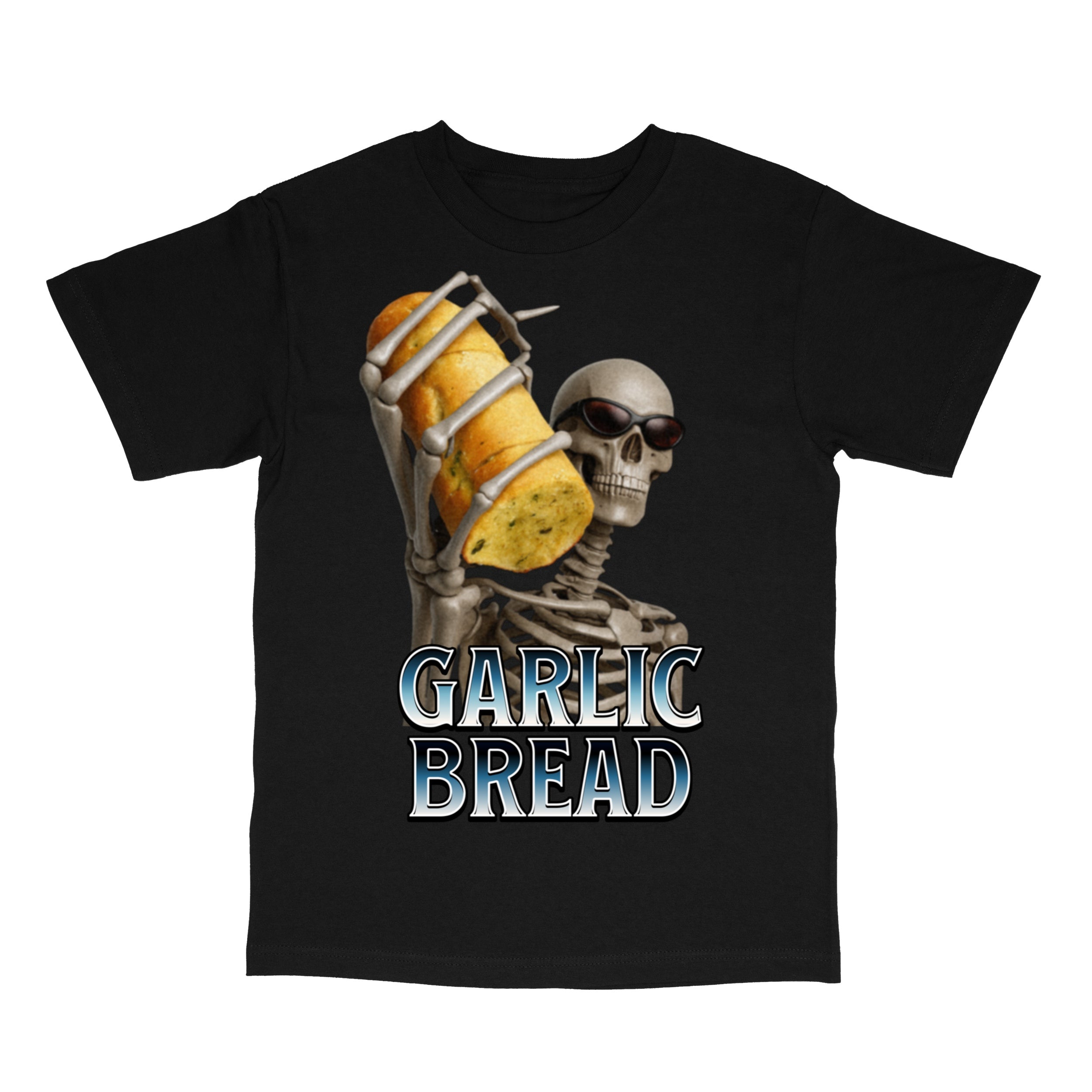 Garlic Bread Skeleton T-Shirt