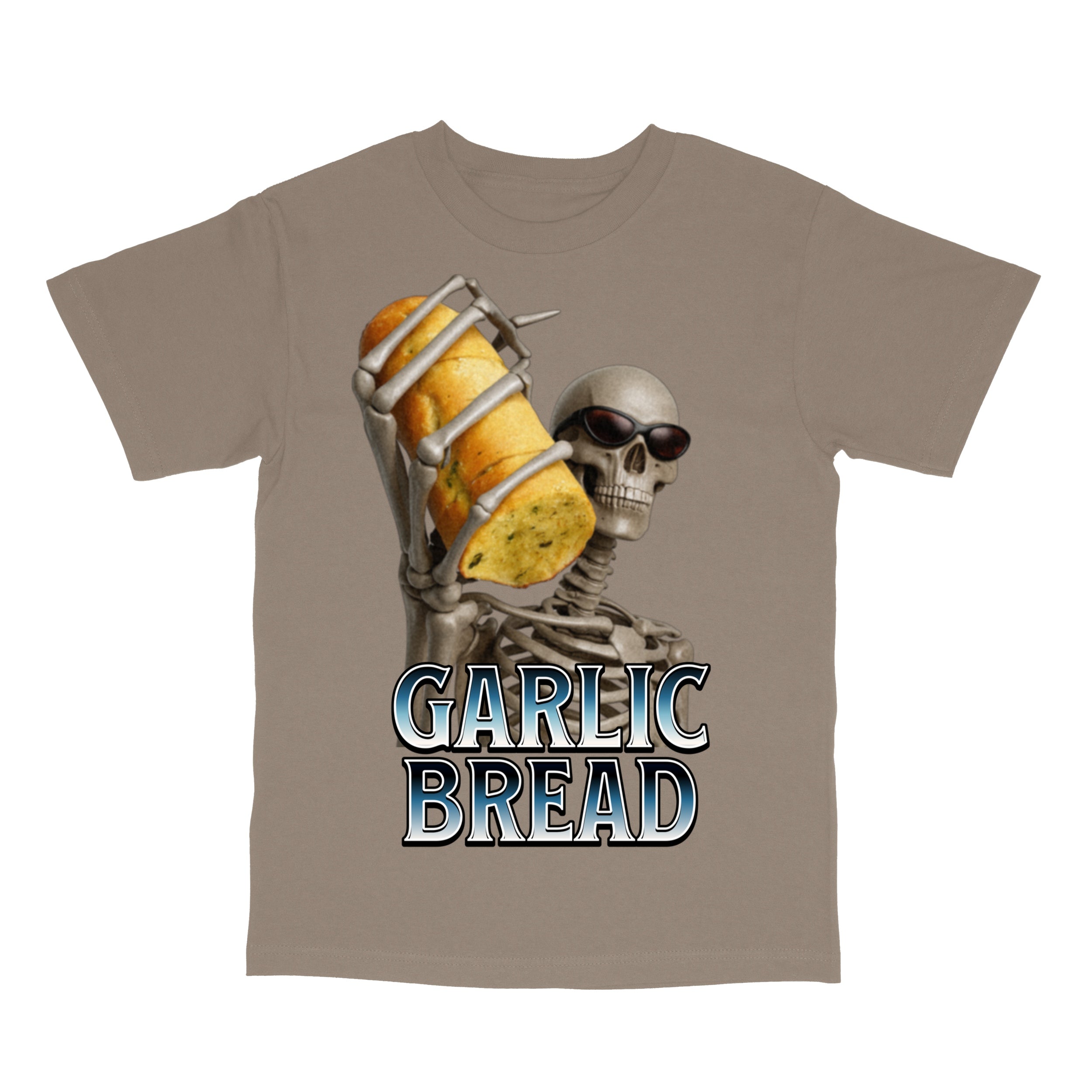 Garlic Bread Skeleton T-Shirt