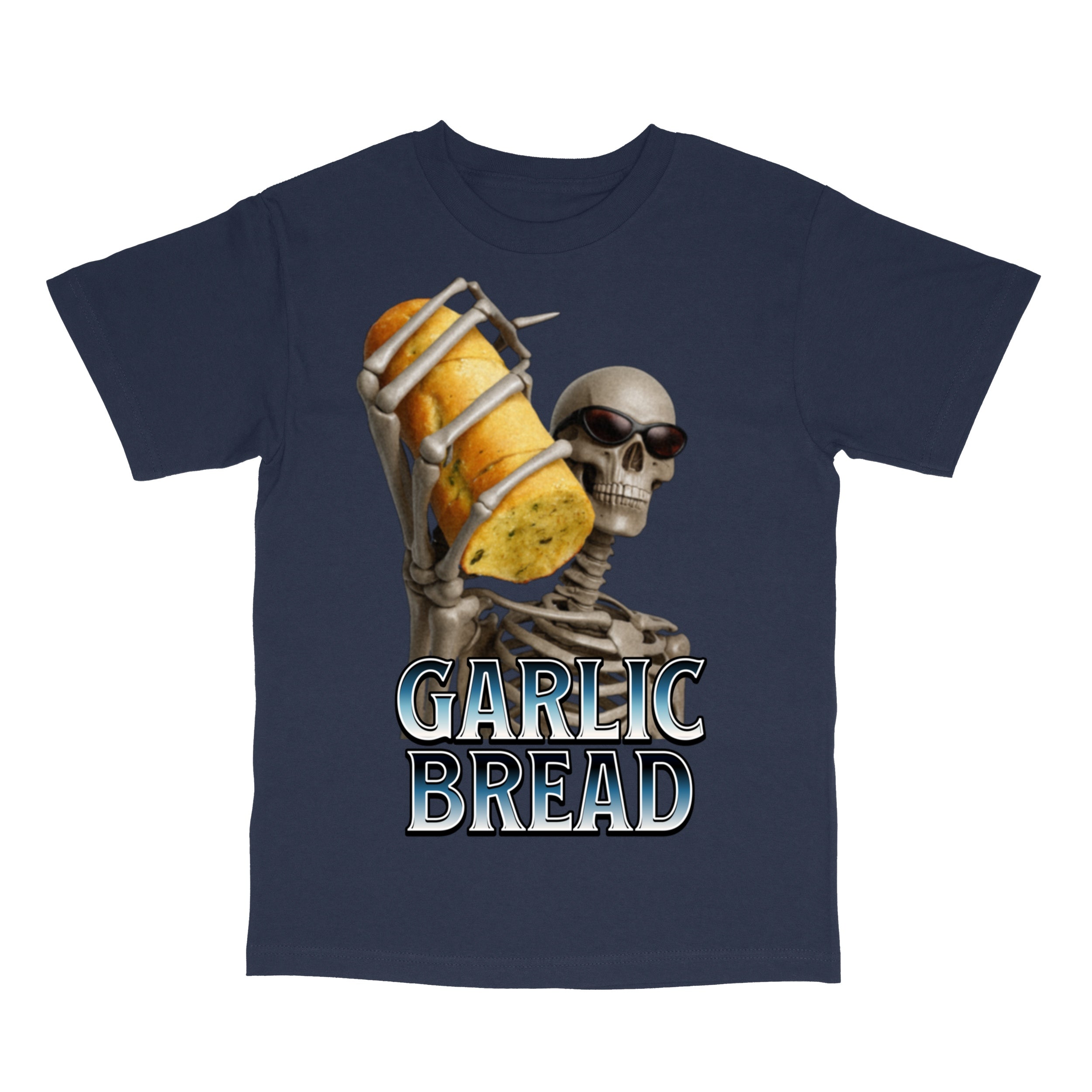 Garlic Bread Skeleton T-Shirt