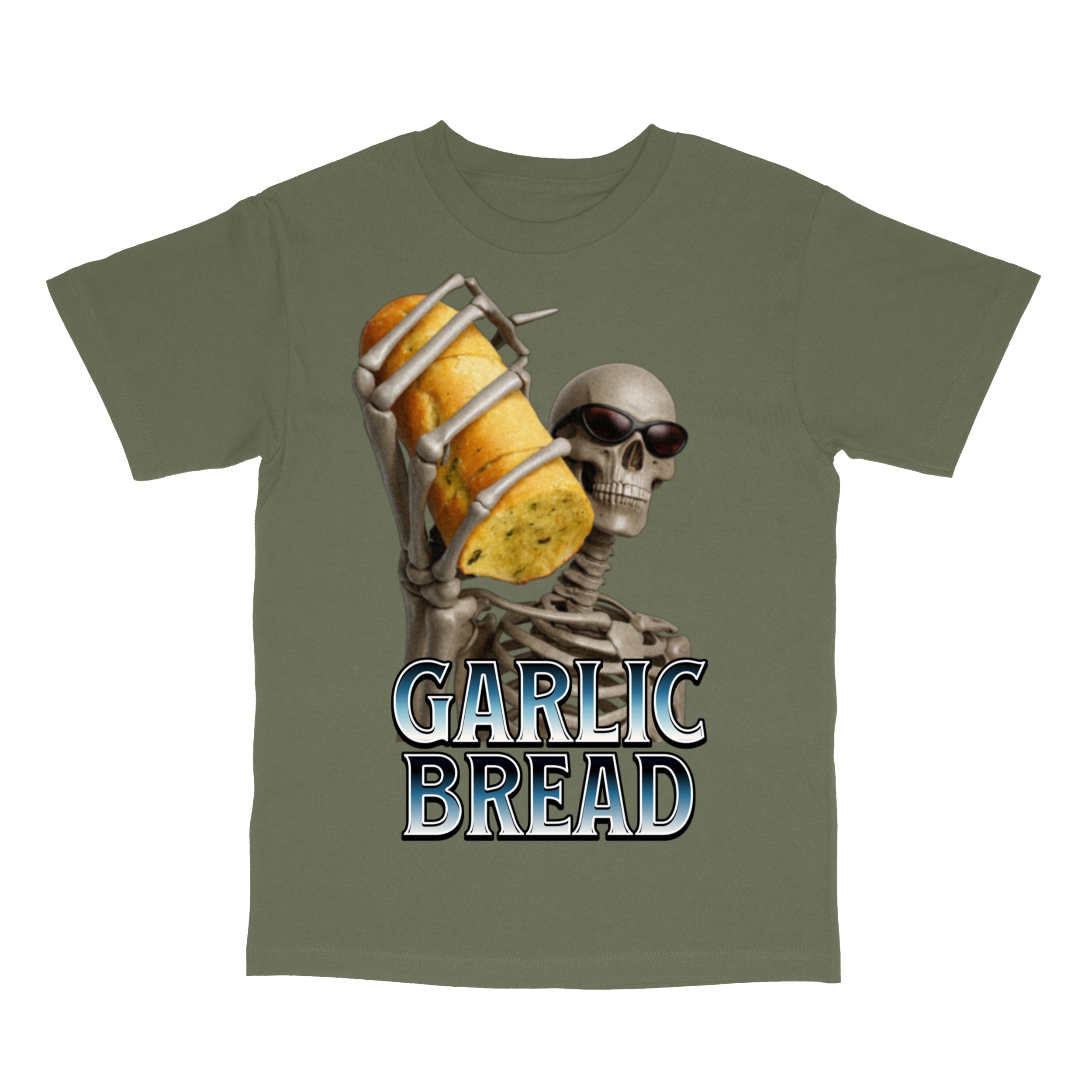 Garlic Bread Skeleton T-Shirt
