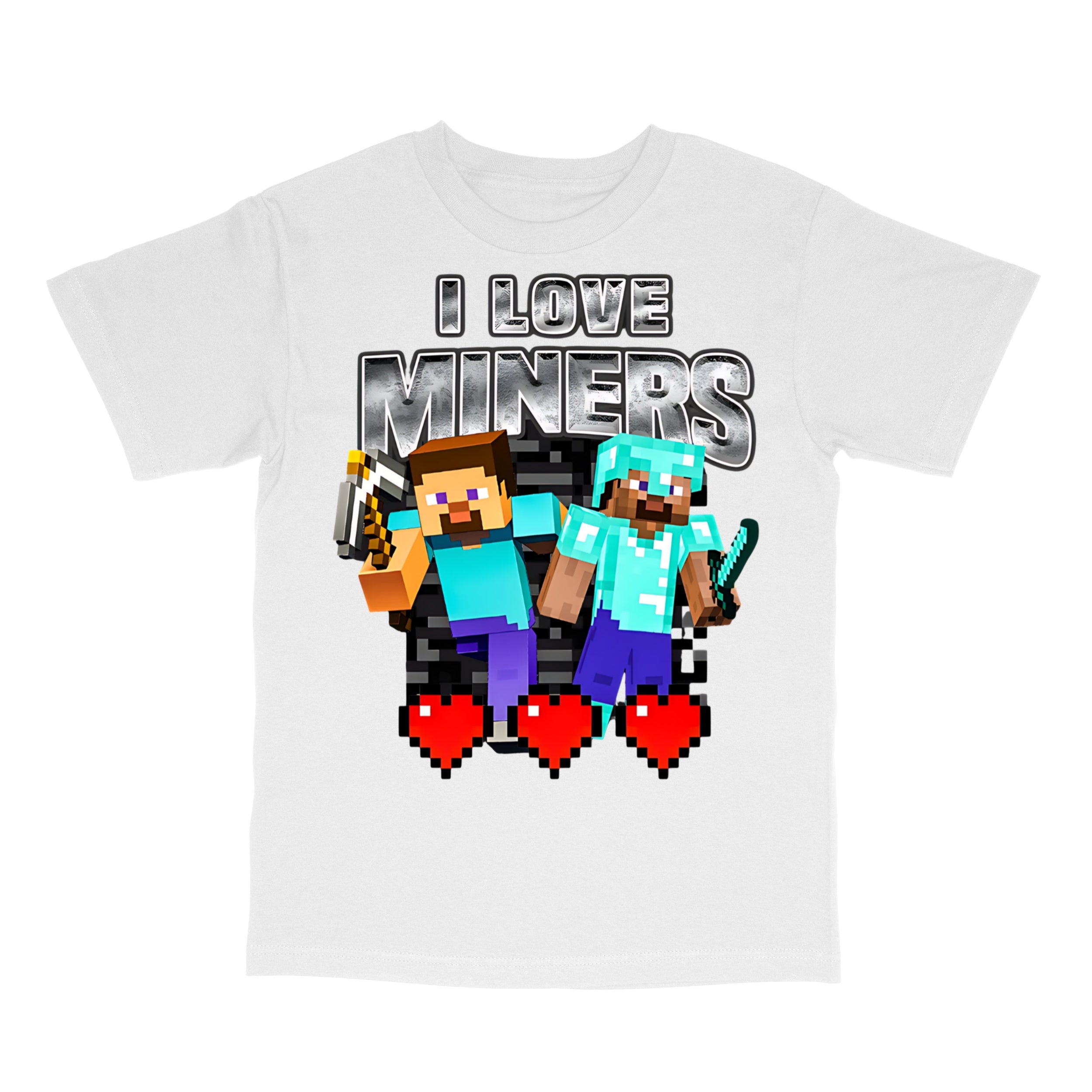 I Love Miners Funny Meme T-Shirt